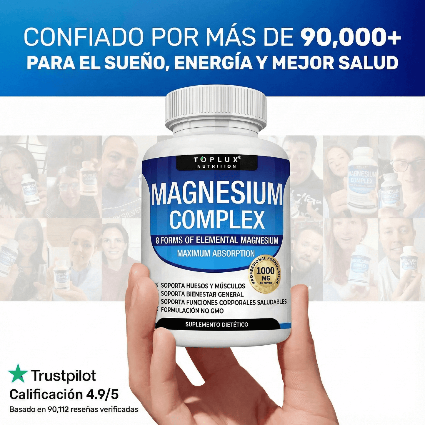 Complejo de Magnesio 8-en-1