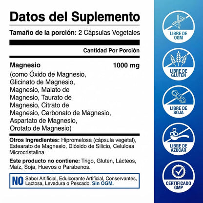 Complejo de Magnesio 8-en-1