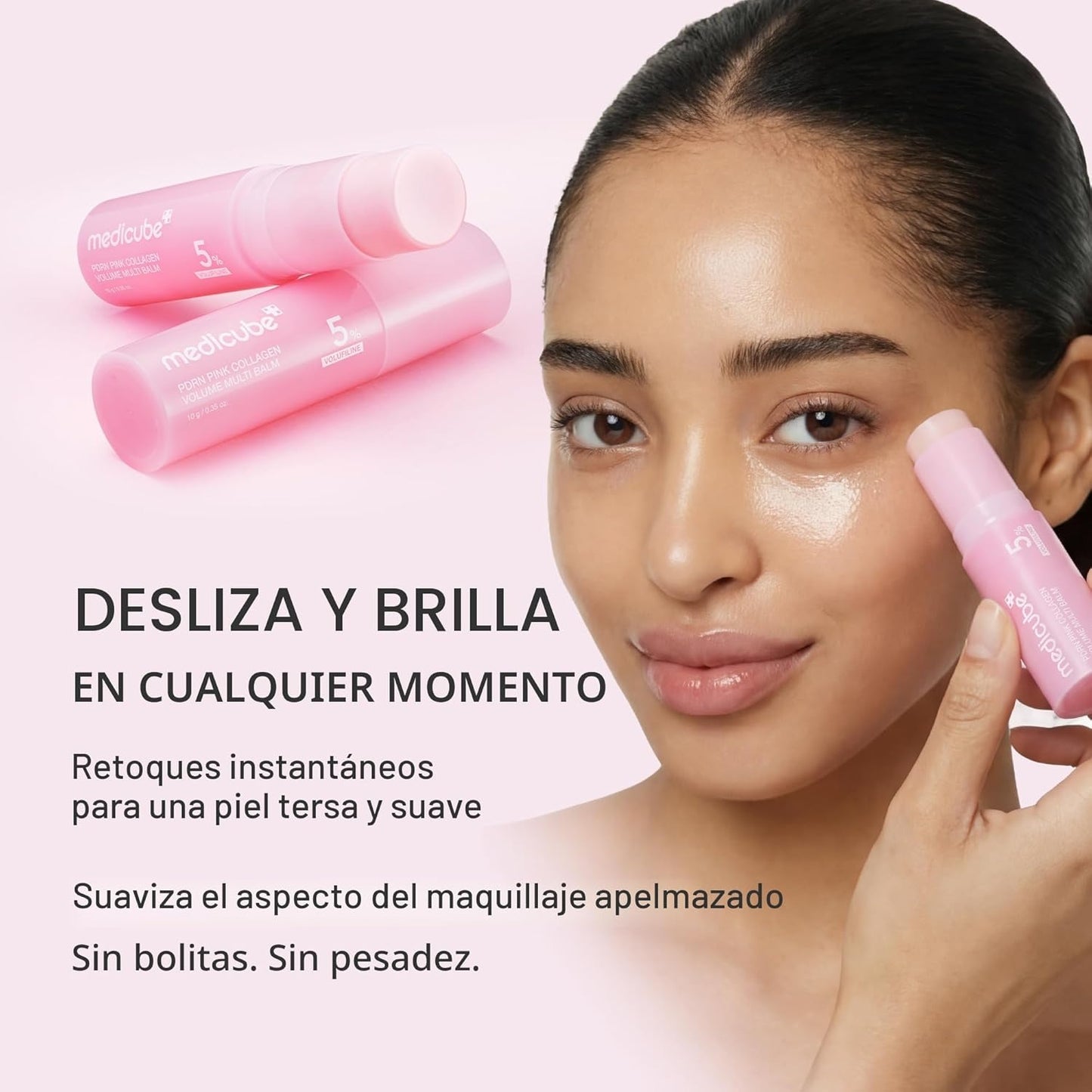 Bálsamo Coreano de Colágeno Rosa - Medicube PDRN